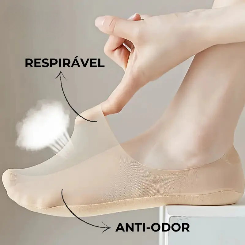 Meias Invisíveis Ortopédicas StepConfort© – SOMENTE HOJE COMPRE 3 LEVE 5